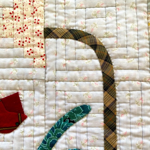 Handmade:Quilted hot pad or placemat - Picture 6 of 6